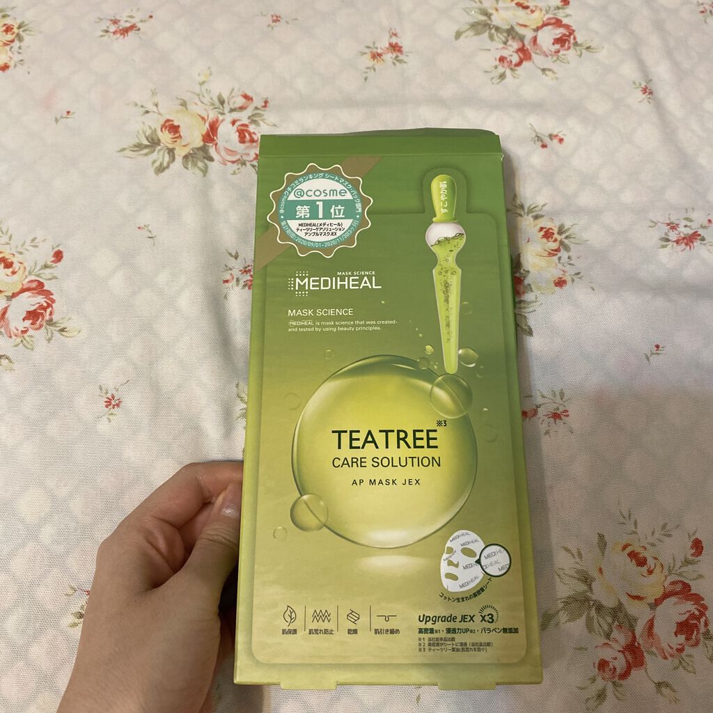ティーツリーケアソリューション アンプルマスクJEX/MEDIHEAL/シートマスク・パックを使ったクチコミ（1枚目）