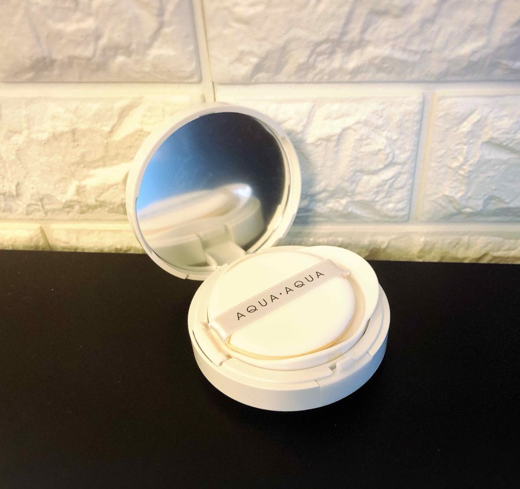 オーガニッククッションコンパクト/アクア・アクア/クッションファンデーションを使ったクチコミ(1枚目)