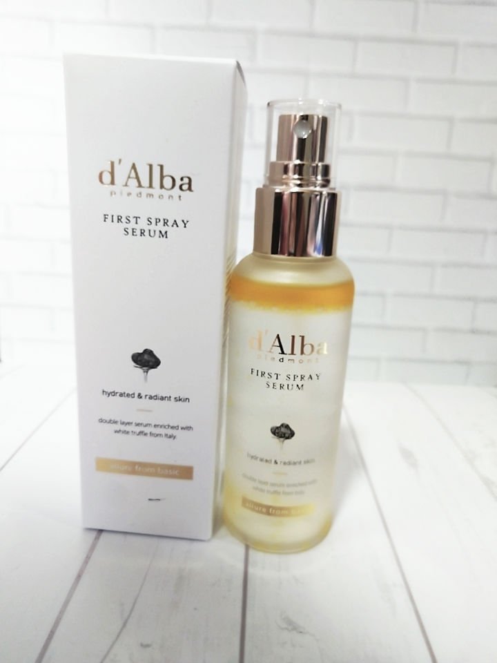 ダルバ ホワイトトリュフファーストスプレーセラム/ダルバ/ミスト状化粧水を使ったクチコミ（2枚目）