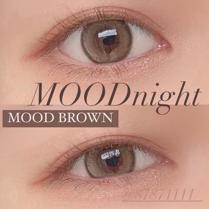 Moodnight 1day/OLENS/カラーコンタクトレンズを使ったクチコミ(1枚目)