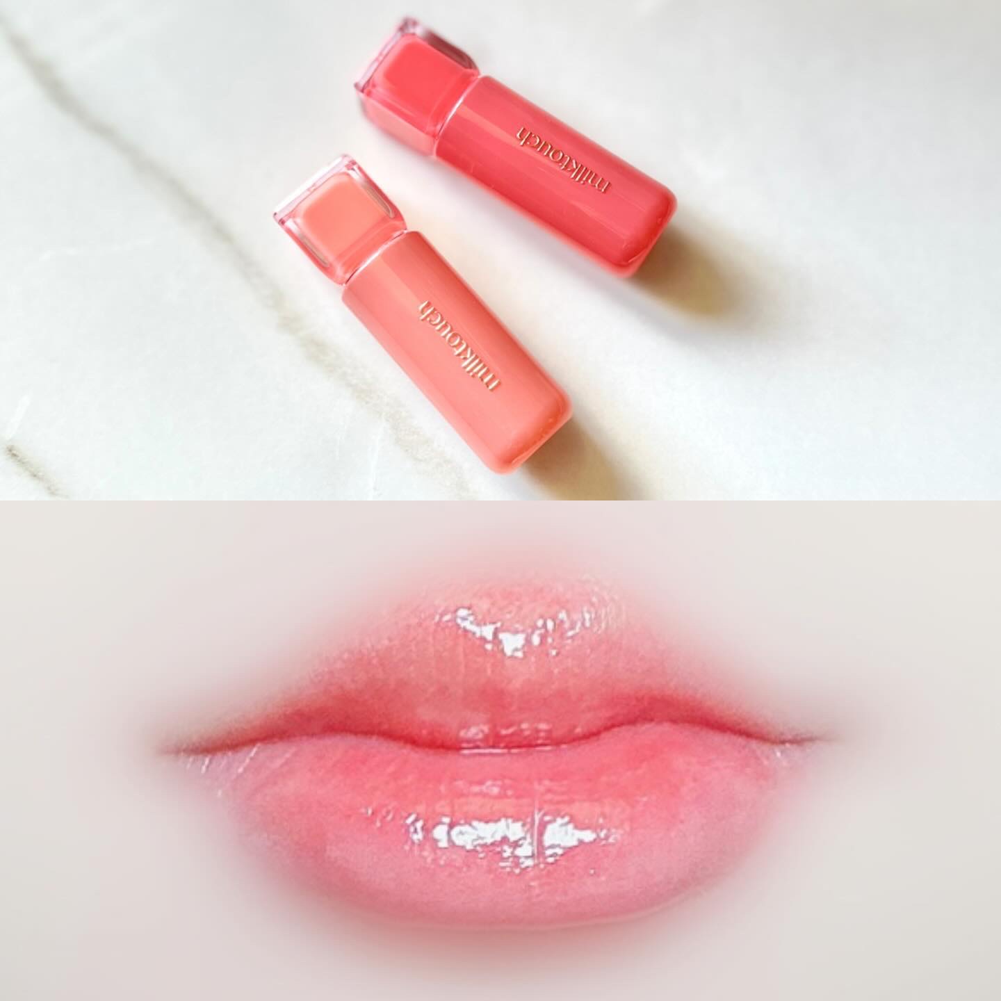 ジェリーフィットティンティッドグロウティント/Milk Touch/リップティントを使ったクチコミ（3枚目）