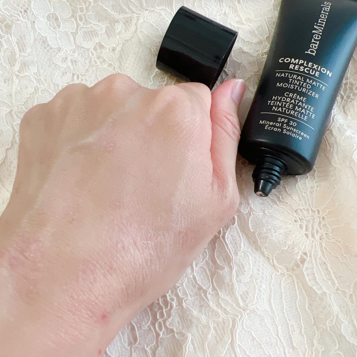 CR ナチュラル マット モイスチャライザー/bareMinerals/クリーム・エマルジョンファンデーションを使ったクチコミ(5枚目)