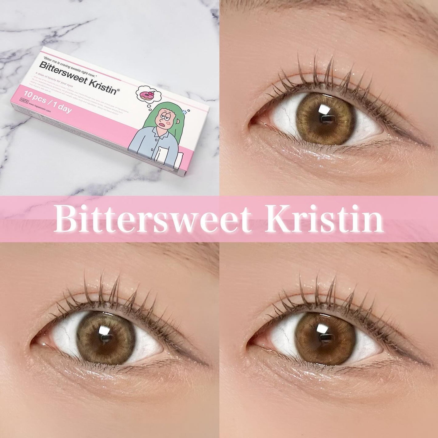 Bittersweet  kristin/Hapa kristin/カラーコンタクトレンズを使ったクチコミ(1枚目)