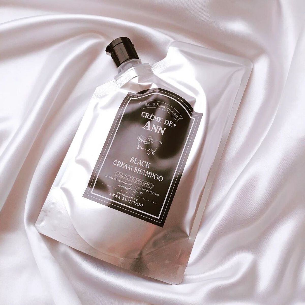 ブラッククリームシャンプー/creme de Ann/市販シャンプーを使ったクチコミ(1枚目)