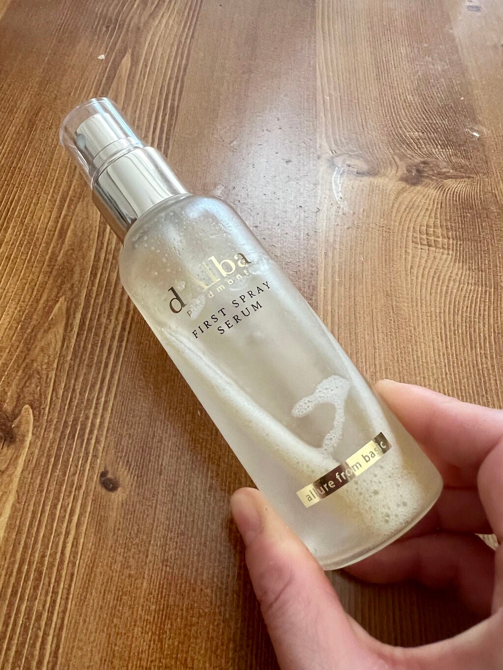 ダルバ ホワイトトリュフファーストスプレーセラム/ダルバ/ミスト状化粧水を使ったクチコミ(1枚目)