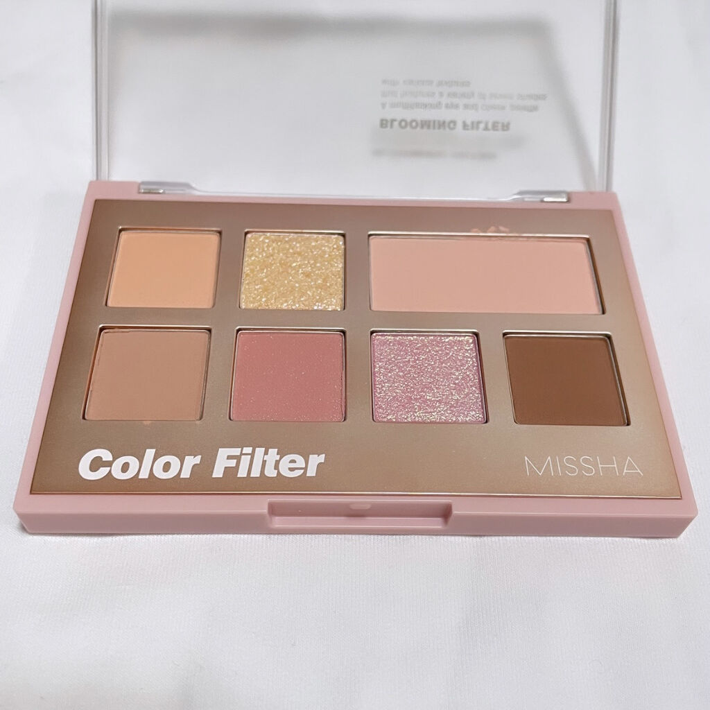カラーフィルターシャドウパレット(ラインフレンズエディション)/MISSHA/アイシャドウパレットを使ったクチコミ（2枚目）