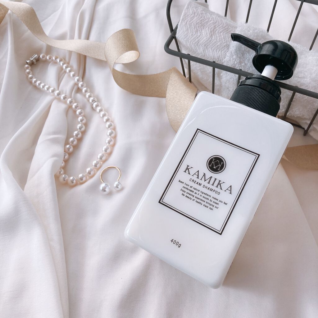 黒髪クリームシャンプー/KAMIKA/シャンプー・コンディショナーを使ったクチコミ（1枚目）