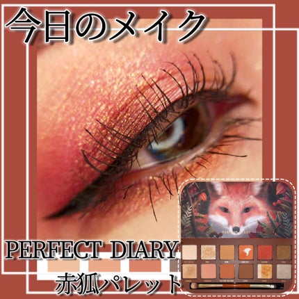 エクスプローラ12色 動物アイシャドウパレット/PERFECT DIARY/アイシャドウパレットを使ったクチコミ(1枚目)