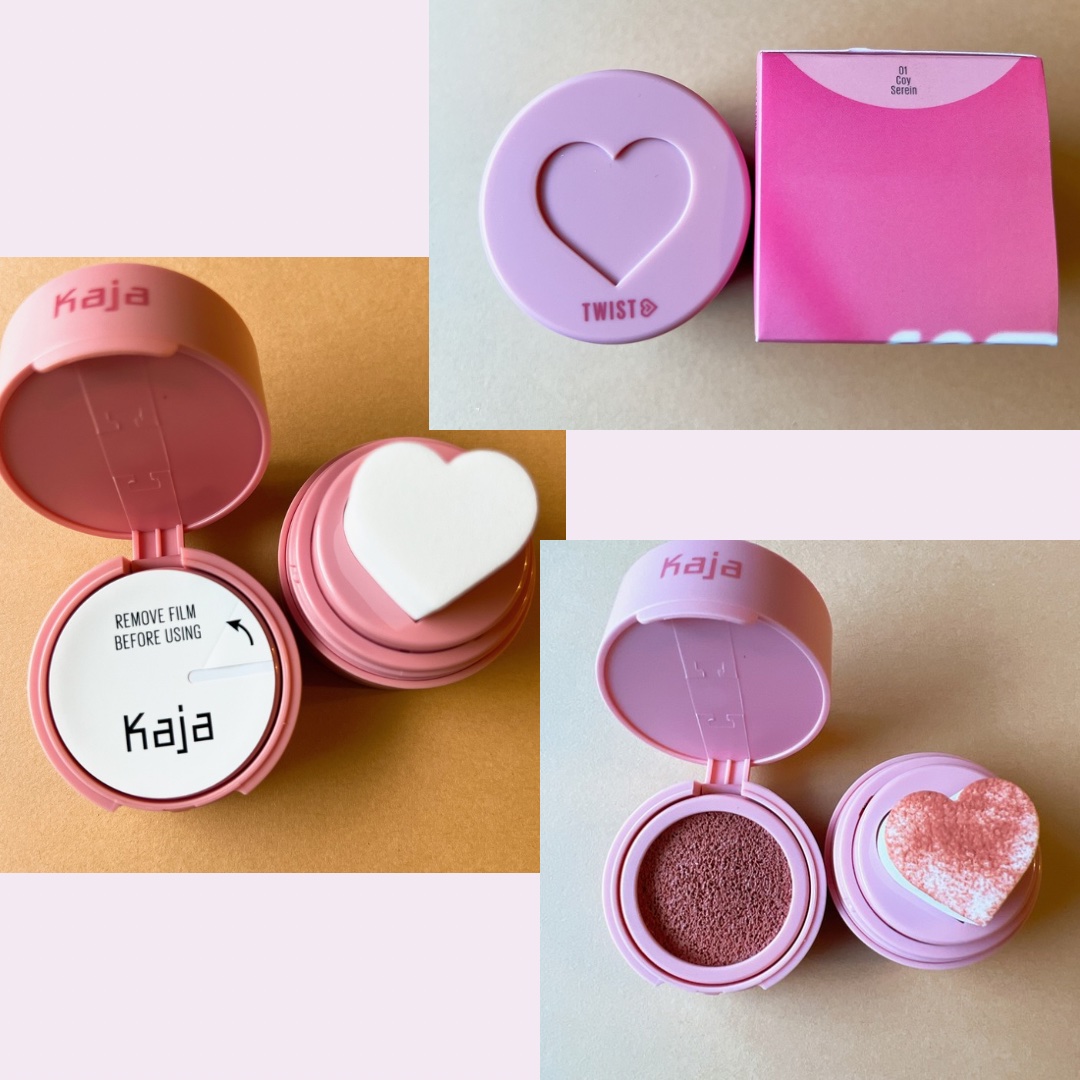 Kaja(カジャ) チーキースタンプのクチコミ「スタイルコリアン様からご提供いただきました。

チークとスタンプ（スポンジ）がセットになった商.....」（2枚目）