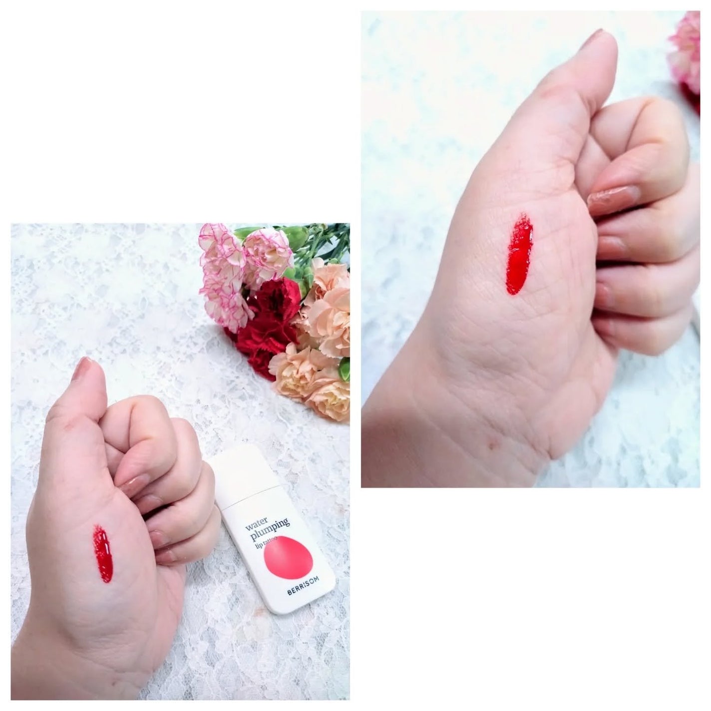 ウォータープランピング リップタトゥー/ベリサム/口紅を使ったクチコミ(2枚目)