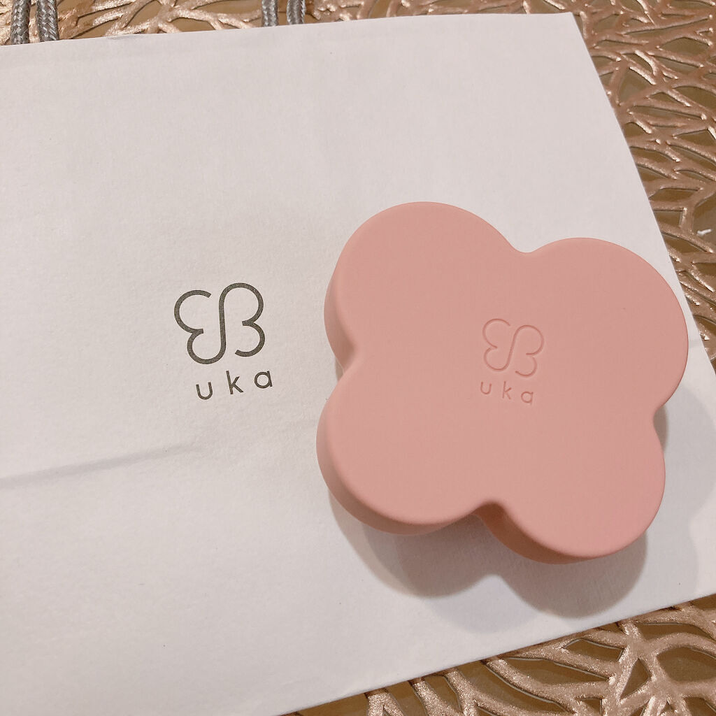 uka scalp brush kenzan medium uka store gentei yokohama pink/uka/スカルプブラシを使ったクチコミ（2枚目）