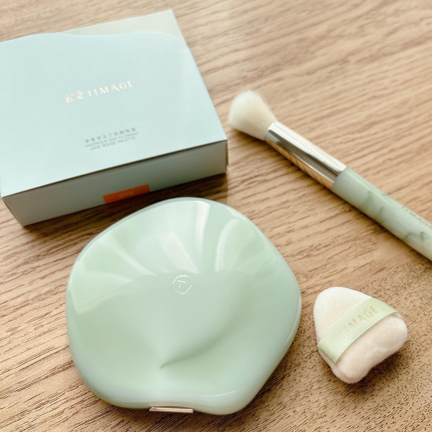 TIMAGE 3色チークパレット/TIMAGE/パウダーチークを使ったクチコミ(2枚目)