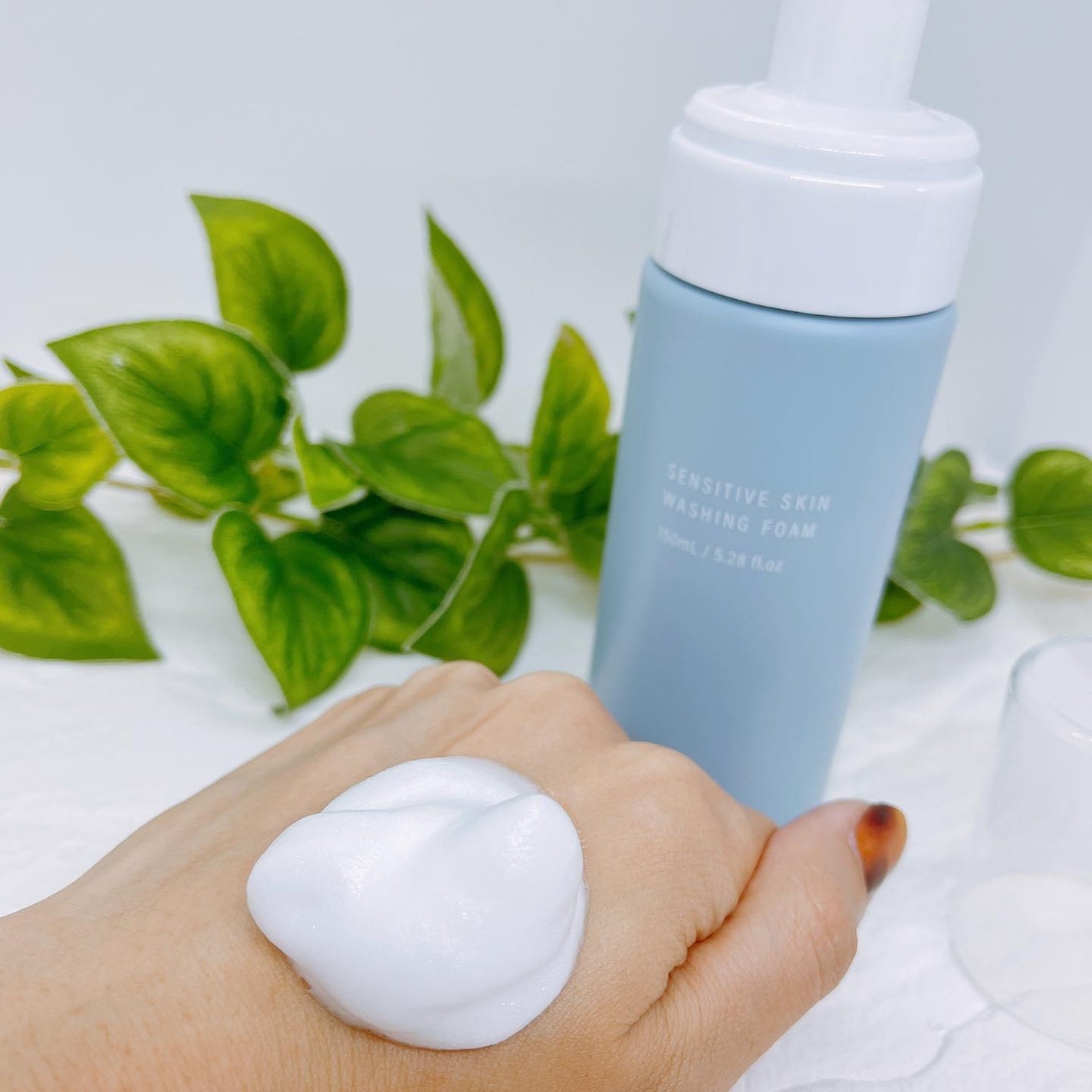 センシティブ スキン ウォッシングフォーム/OSAJI/泡洗顔を使ったクチコミ(3枚目)