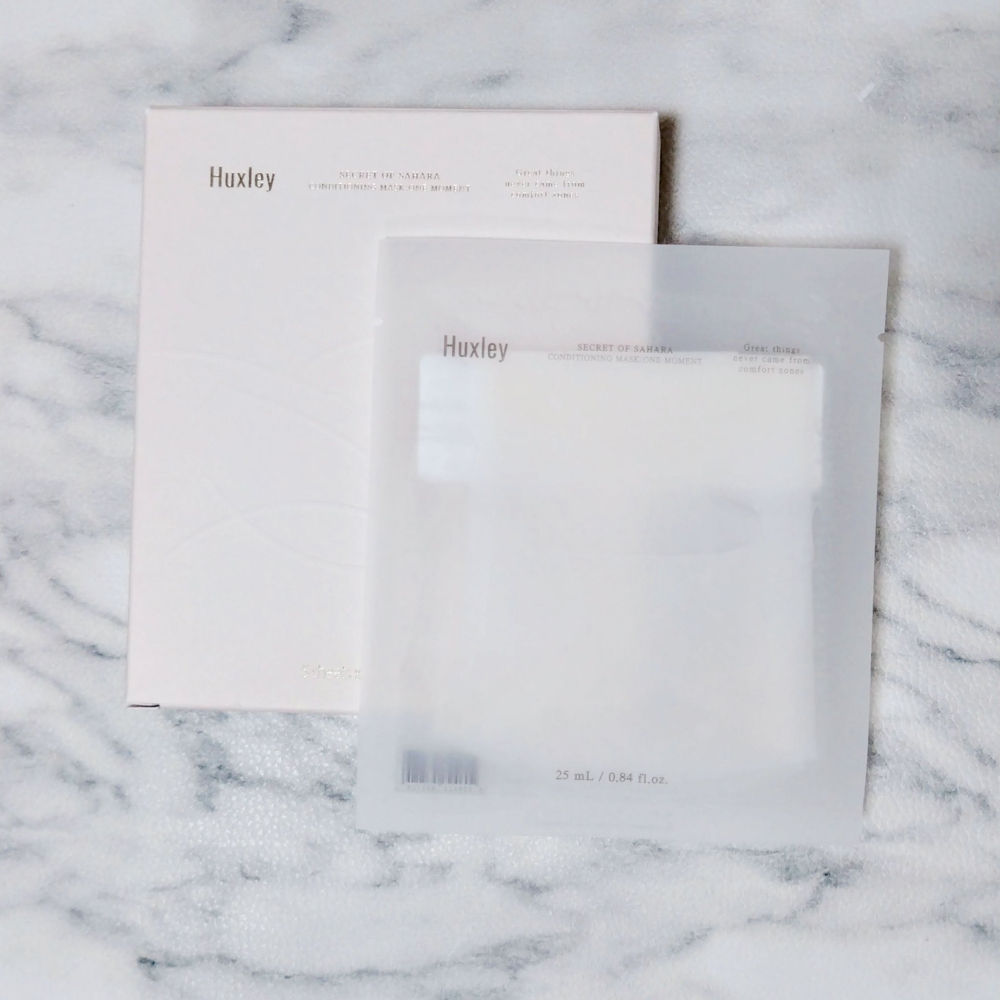 コンディショニングマスク； ワンモーメント/Huxley/シートマスク・パックを使ったクチコミ（1枚目）