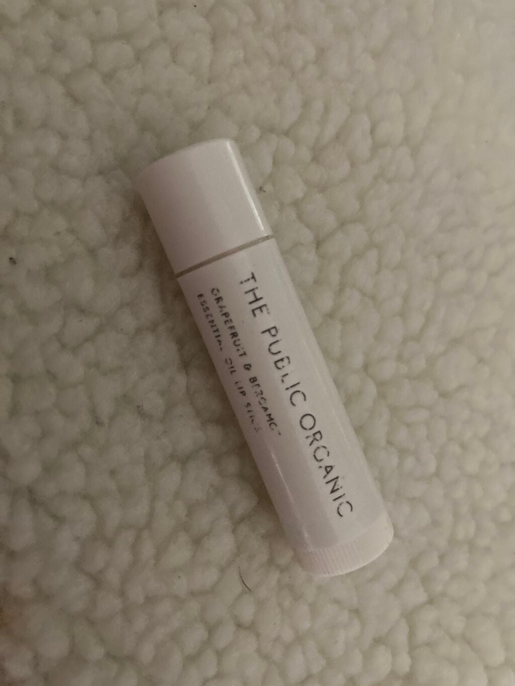 オーガニック認証 精油リップスティック スーパーポジティブ ライズ/THE PUBLIC ORGANIC/リップクリームを使ったクチコミ(1枚目)