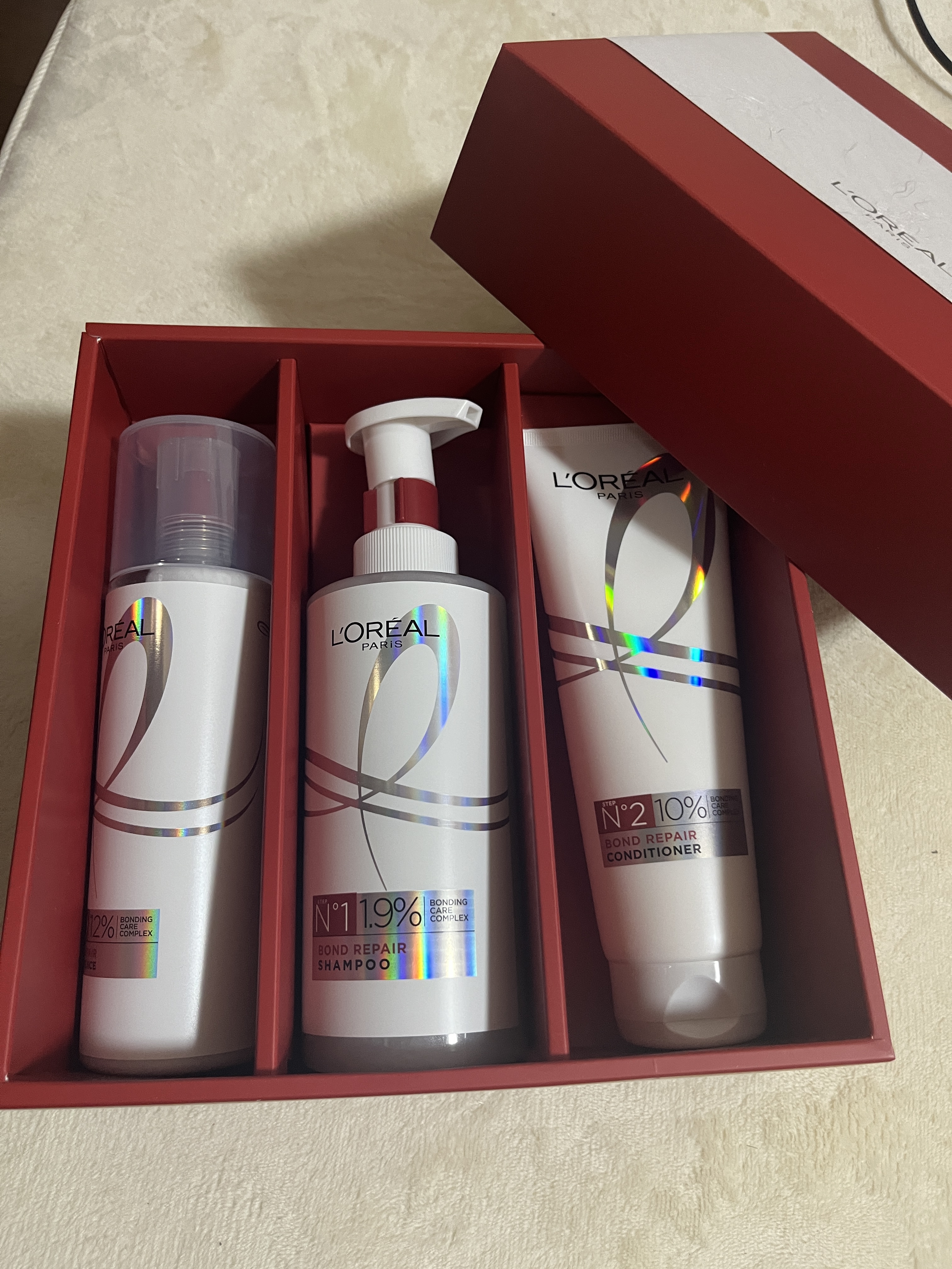 ロレアル パリ ボンド リペア シャンプー／コンディショナー/ロレアル パリ/市販シャンプーを使ったクチコミ（1枚目）