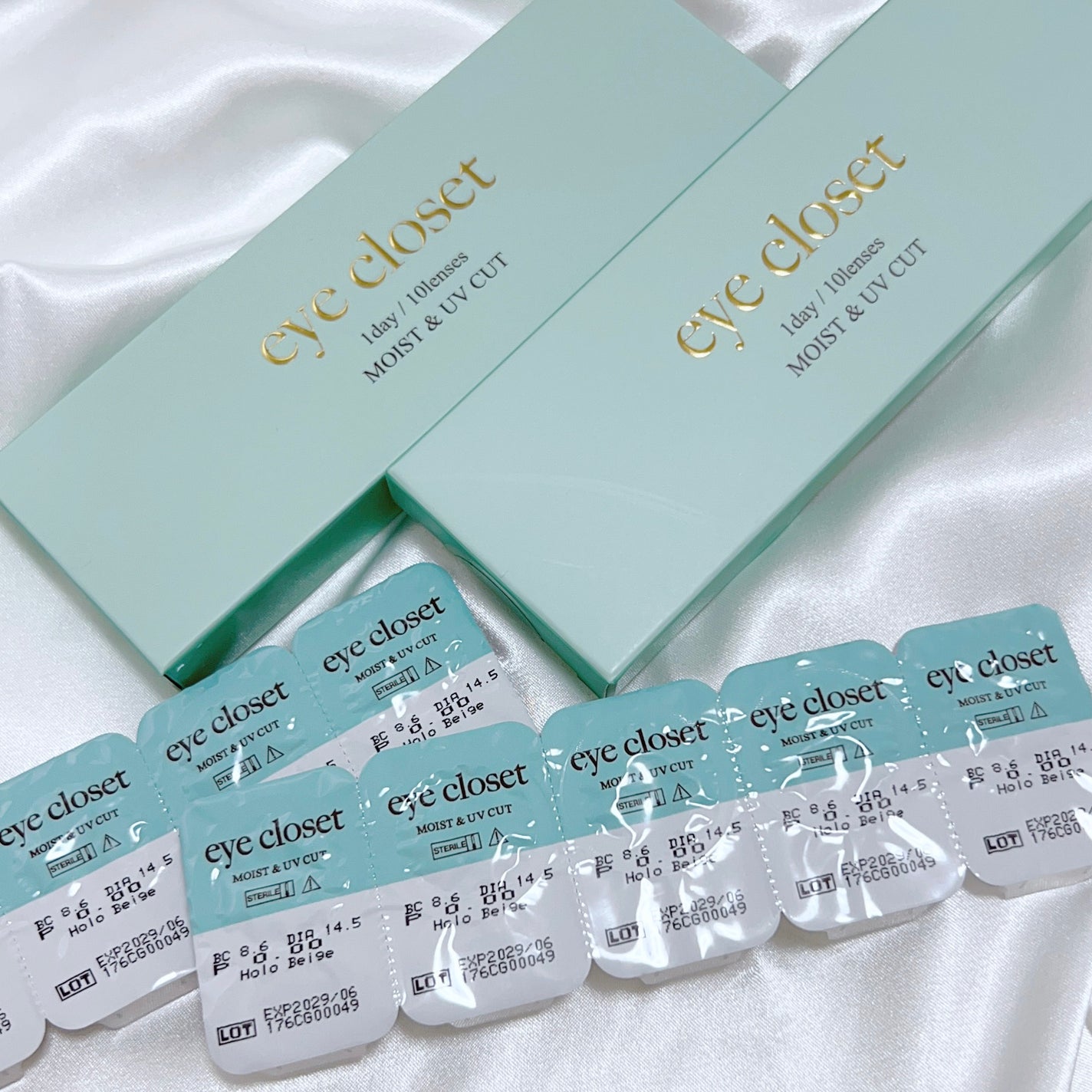 eye closet AQUA MOIST UV 1day/EYE CLOSET/ワンデー(1DAY)カラコンを使ったクチコミ(5枚目)