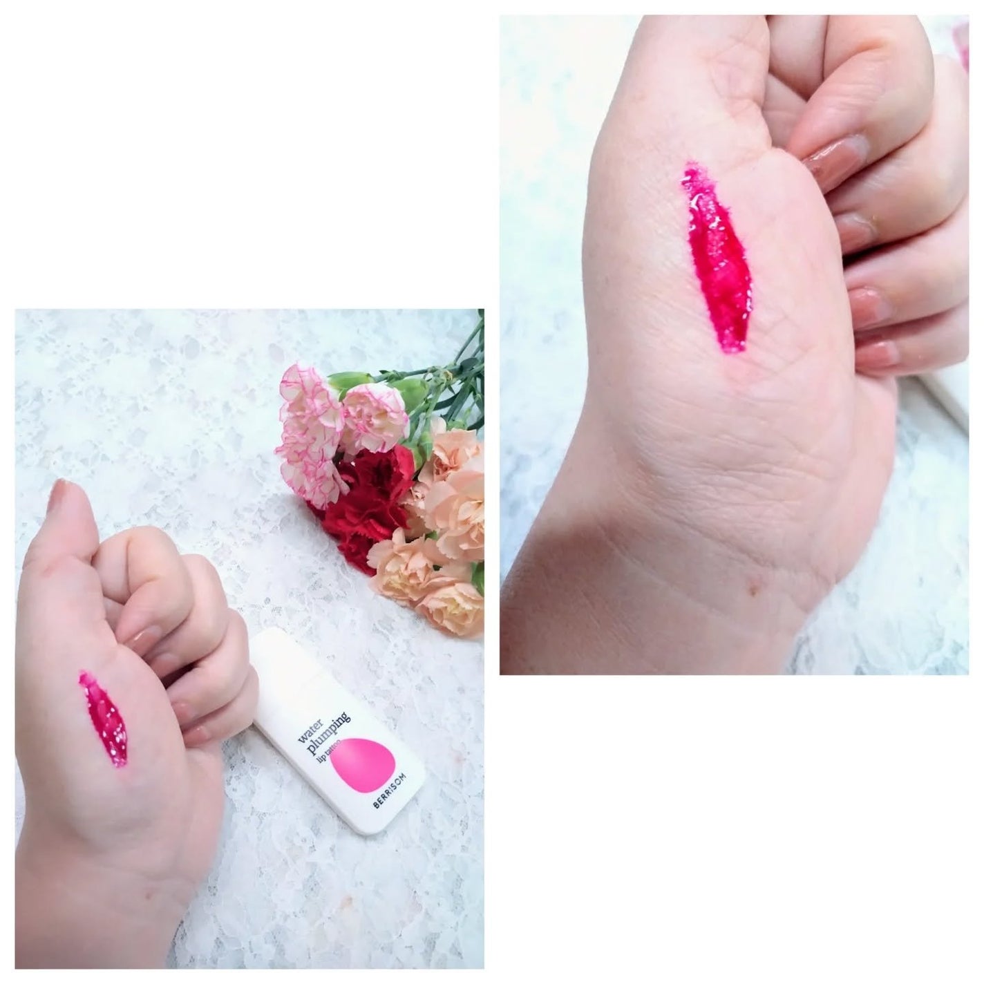 ウォータープランピング リップタトゥー/ベリサム/口紅を使ったクチコミ(3枚目)