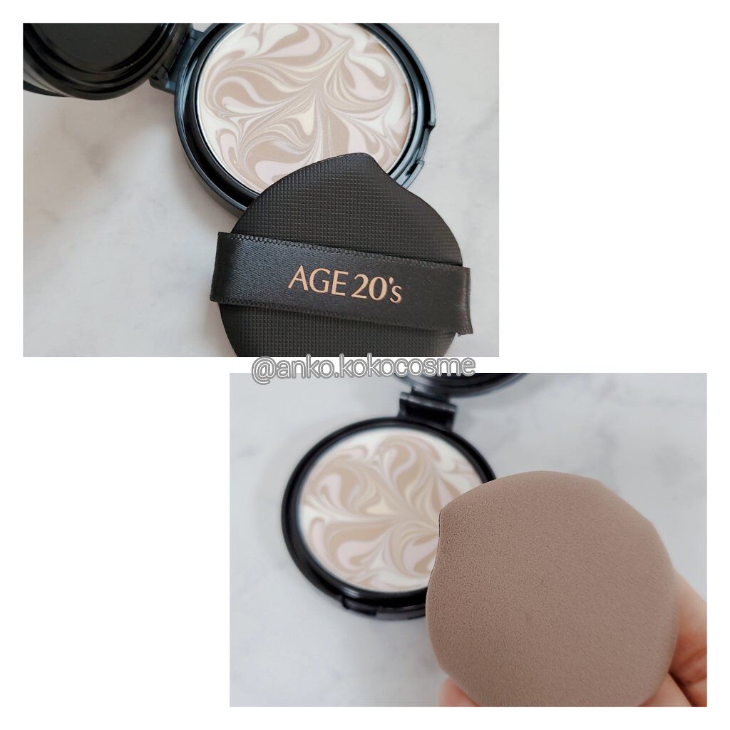 エッセンスカバーパクトHQ/AGE20’s/パウダーファンデーションを使ったクチコミ（2枚目）