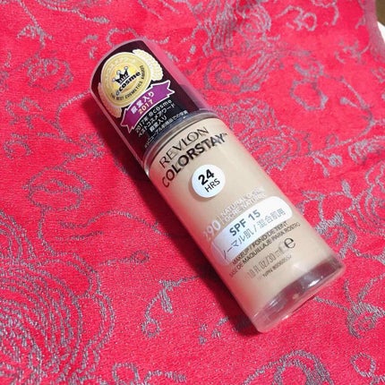 カラーステイ メイクアップ/REVLON/リキッドファンデーションを使ったクチコミ(1枚目)