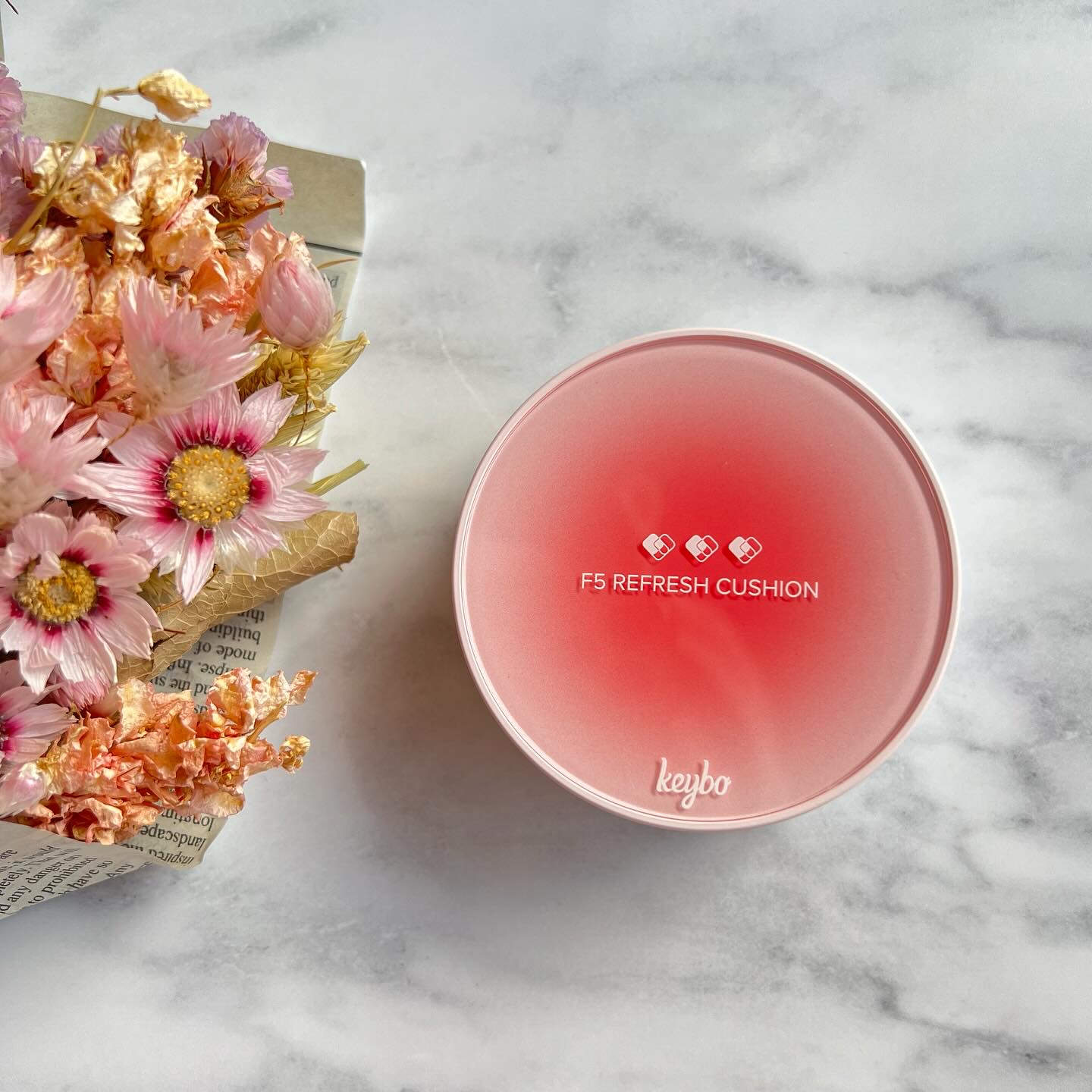 F5 リフレッシュクッション/keybo/クッションファンデーションを使ったクチコミ（1枚目）