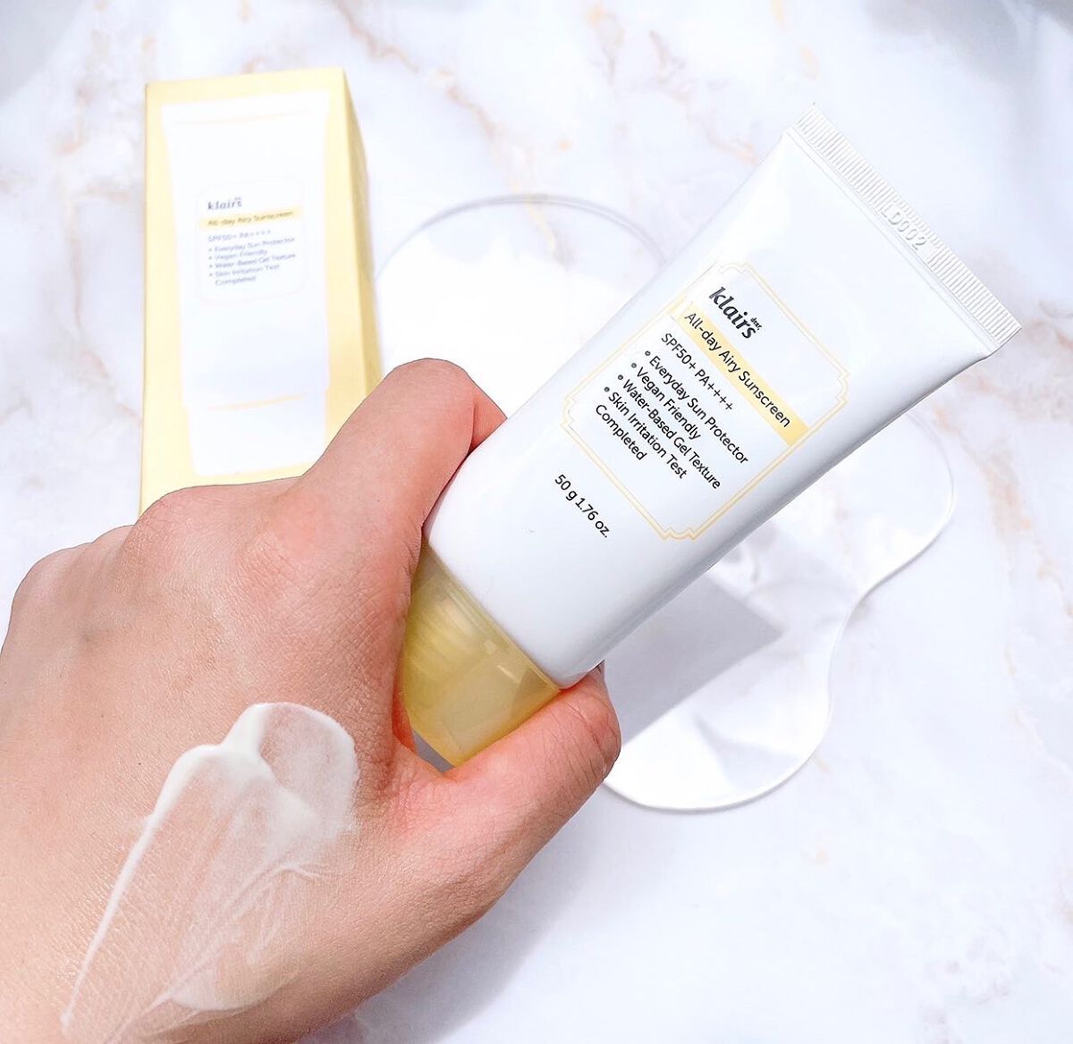 All-day エアリーサンスクリーン50g/Klairs/日焼け止めクリームを使ったクチコミ(3枚目)