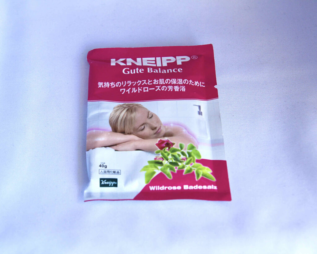 クナイプ グーテバランス バスソルト ワイルドローズの香り/クナイプ/入浴剤を使ったクチコミ（1枚目）