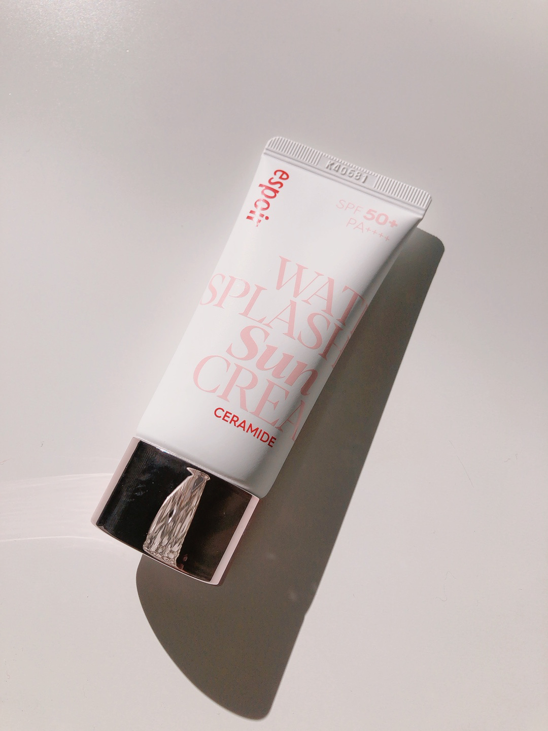 ウォータースプラッシュサンクリーム セラミド ミニ30ml/espoir/日焼け止めクリームを使ったクチコミ（1枚目）