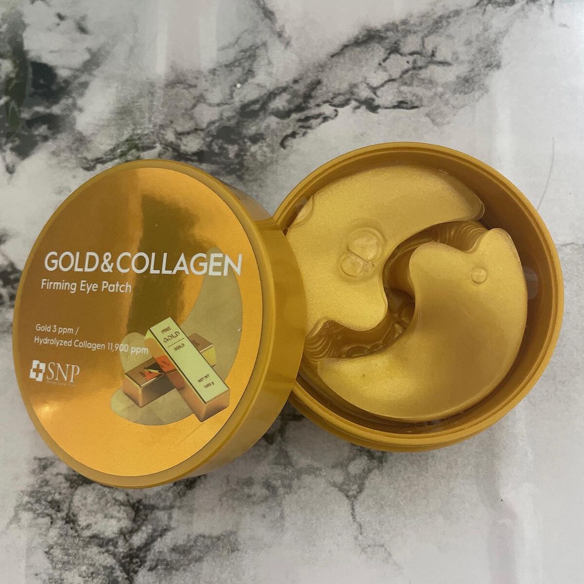ゴールドコラーゲンファーミングアイパッチ/SNP/アイケア・アイクリームを使ったクチコミ(1枚目)