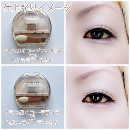 プランぷくコーデアイズ/キャンメイク/パウダーアイシャドウを使ったクチコミ(5枚目)