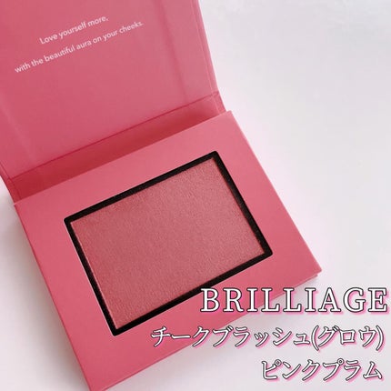 チークブラッシュ(グロウ)/ブリリアージュ/パウダーチークを使ったクチコミ(1枚目)