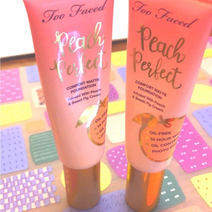 ピーチ パーフェクト コンフォート マット ファンデーション/Too Faced/クリーム・エマルジョンファンデーションを使ったクチコミ(1枚目)