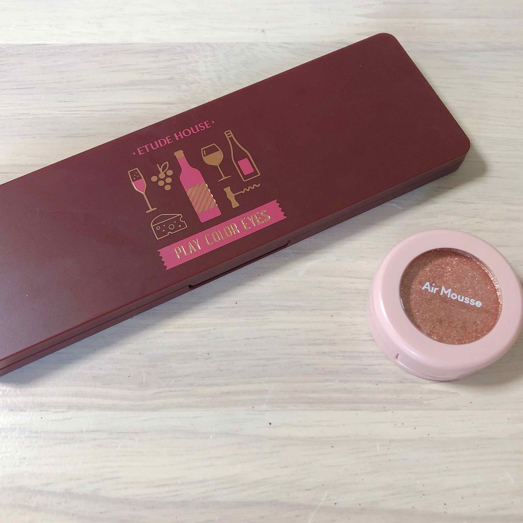 ピクニック エアームースアイズ/ETUDE/ジェル・クリームアイシャドウを使ったクチコミ(2枚目)