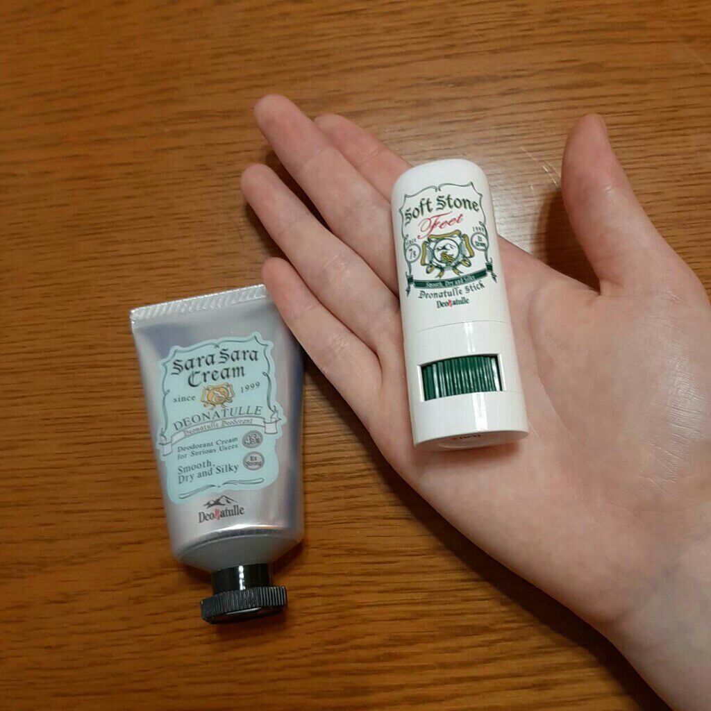 さらさらクリーム/デオナチュレ/デオドラント・制汗剤を使ったクチコミ(2枚目)