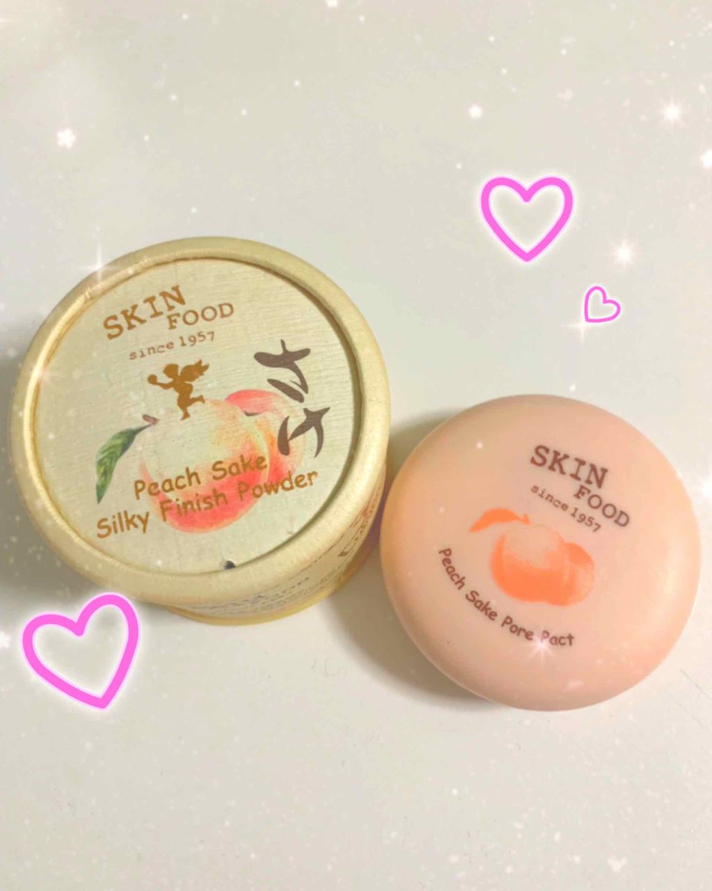 ピーチコットン ポア サンパクト/SKINFOOD/プレストパウダーを使ったクチコミ（1枚目）