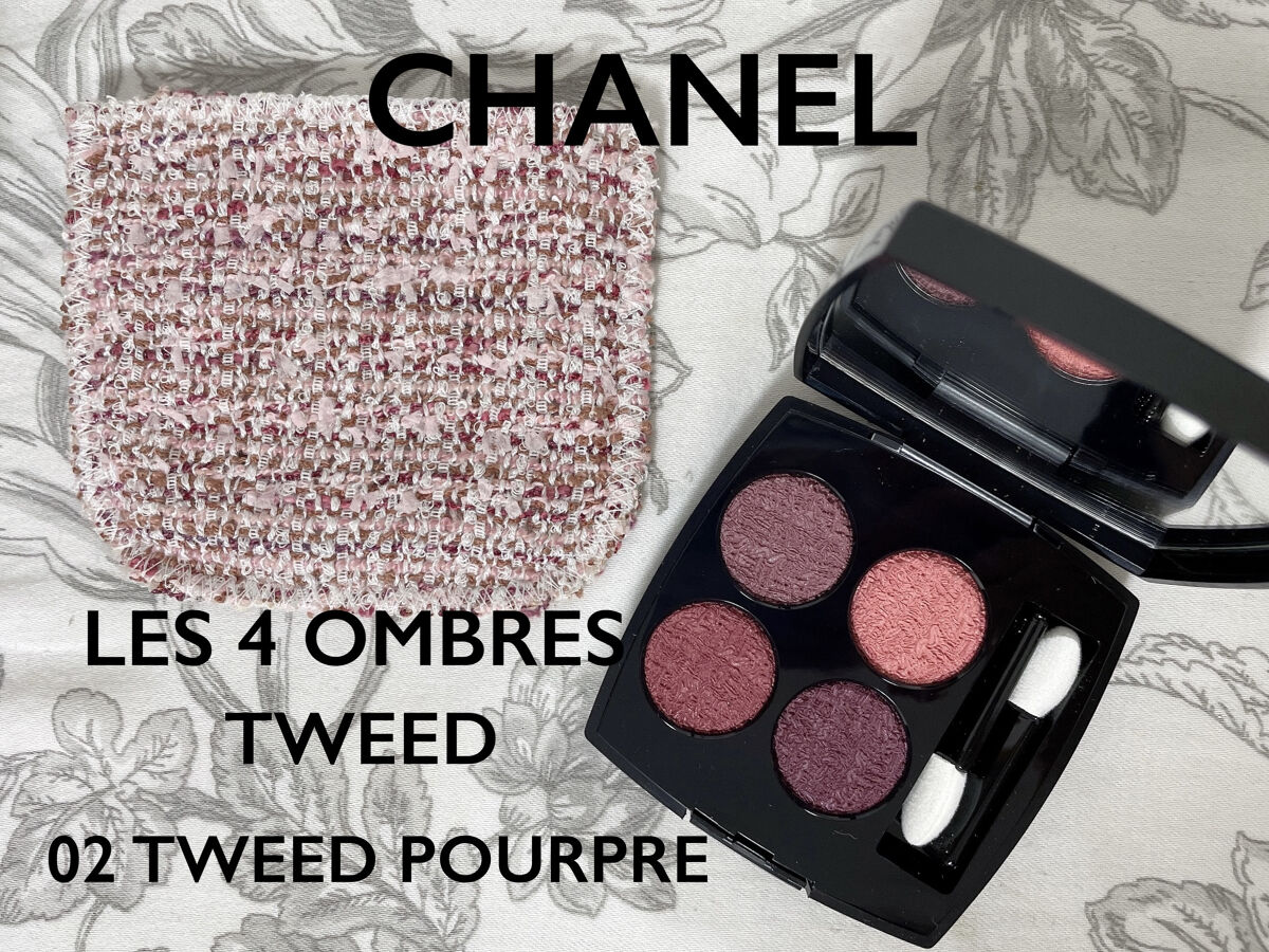 レ キャトル オンブル ツイード 02 ツイード プールプル/CHANEL/アイシャドウパレットを使ったクチコミ（1枚目）