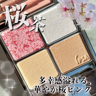 IPSA デザイニング フェイスカラーパレット JTのクチコミ「多幸感溢れる、桜纏うフェイスパレット🌸
これ一つで完成！頬も陰影も叶えるマルチなフェイスパレッ.....」（1枚目）