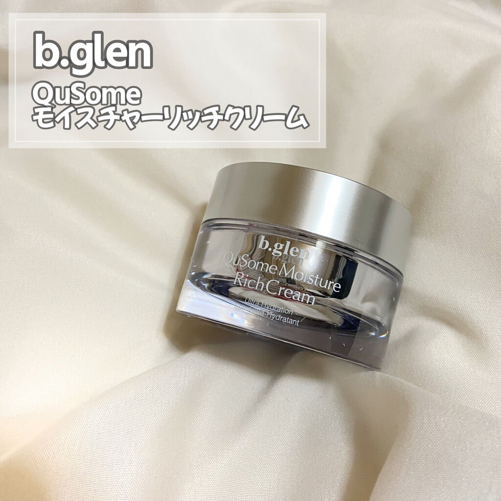 b.glen QuSomeモイスチャーゲルクリームのクチコミ「b.glen
QuSomeモイスチャーリッチクリーム

b.glenのニキビケアのクリームです.....」（1枚目）