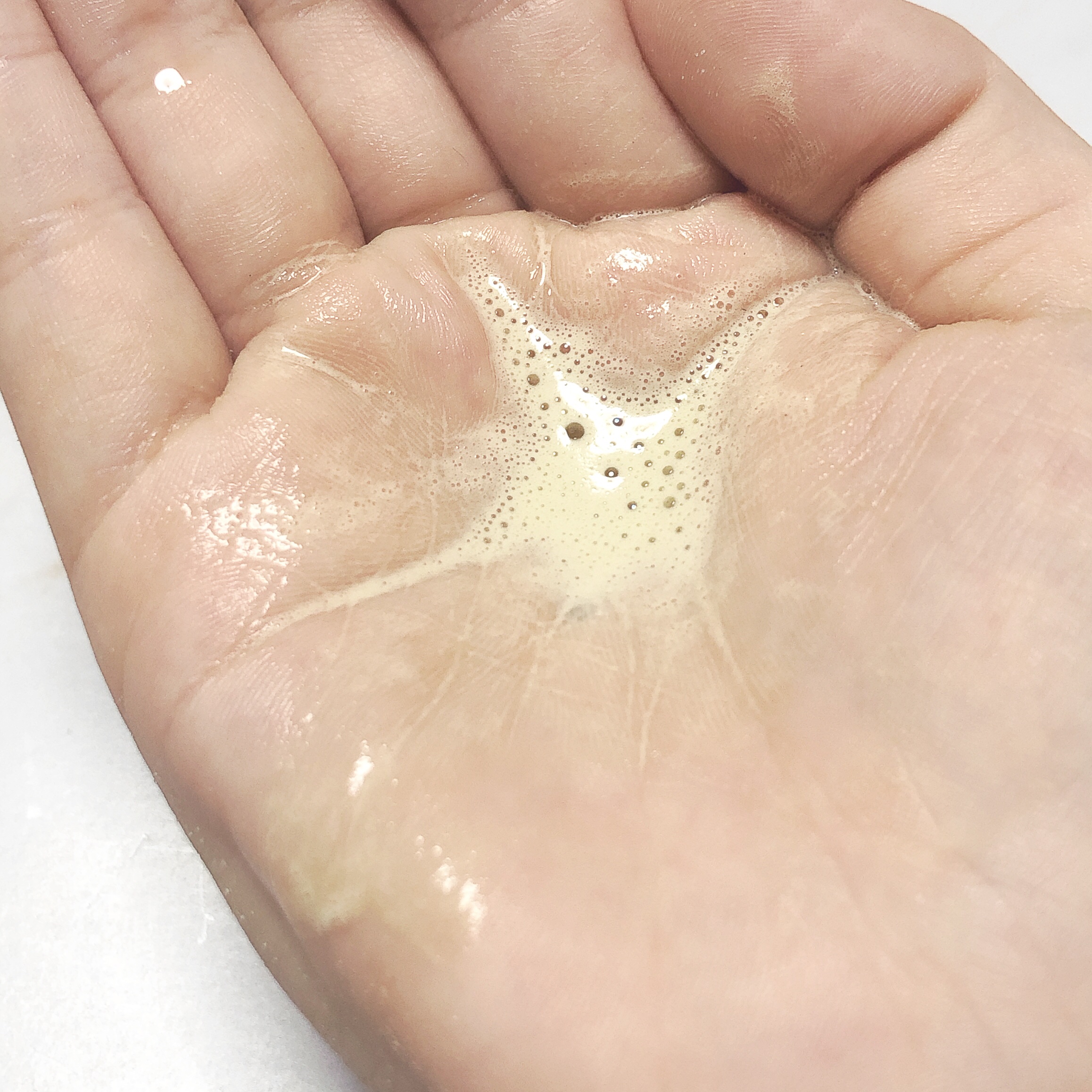 グリーンティー&エンザイムパウダーウォッシュ/By Wishtrend/洗顔パウダーを使ったクチコミ（3枚目）