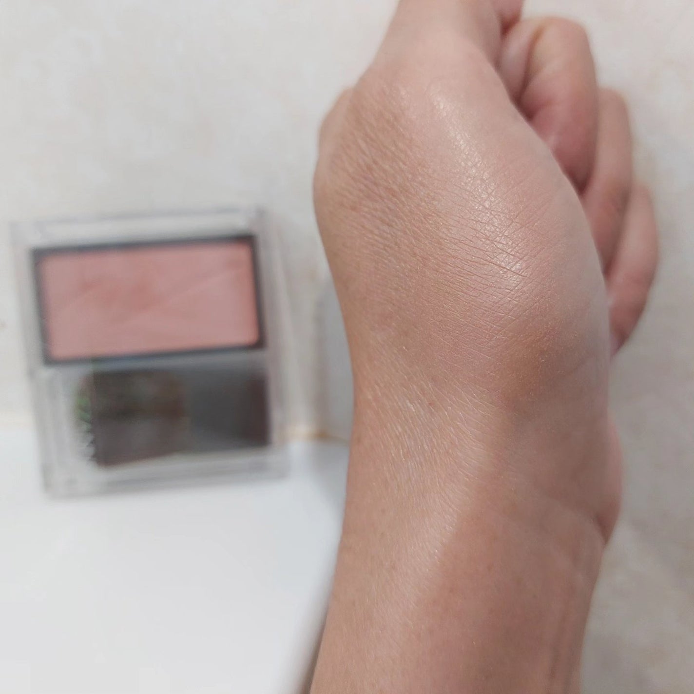 チークブラッシュ/CEZANNE/パウダーチークを使ったクチコミ(2枚目)