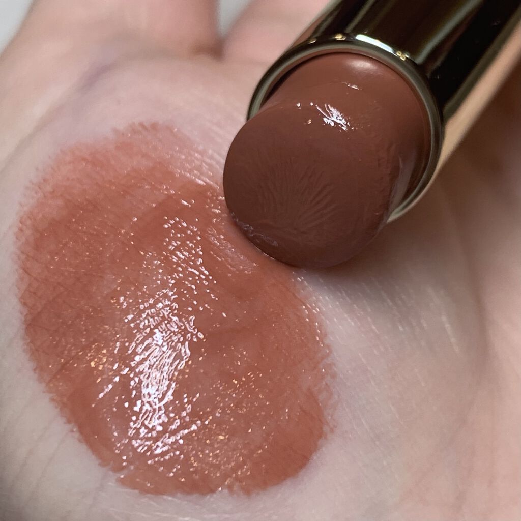 ラスティンググロスリップ/CEZANNE/口紅を使ったクチコミ（3枚目）