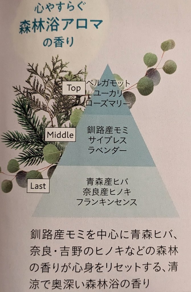 モミと白樺のやすらぎボディウォッシュ /ナチュラルアイランド/ボディソープを使ったクチコミ（2枚目）