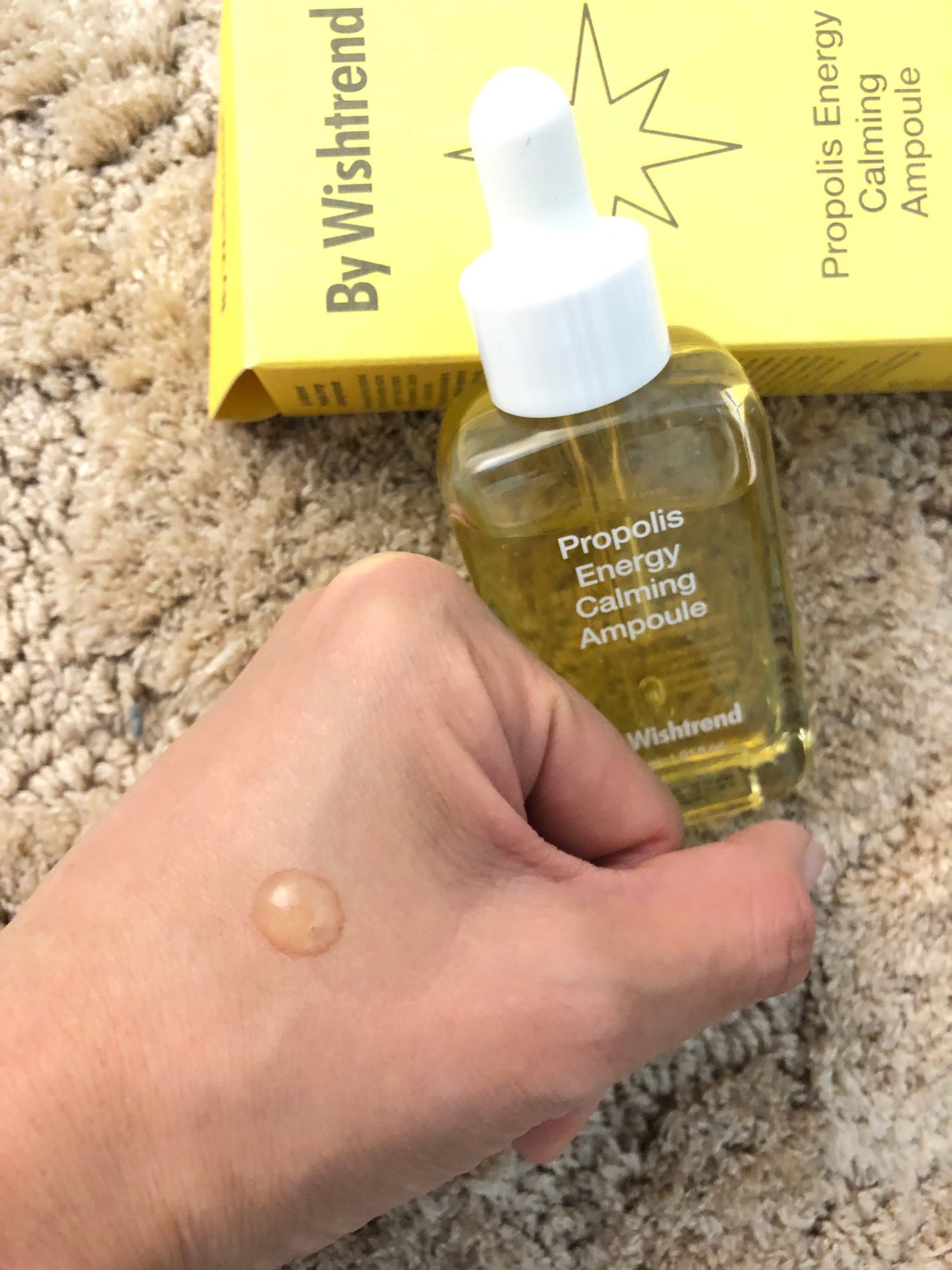 プロポリスエナジーカーミングアンプル/By Wishtrend/美容液を使ったクチコミ(2枚目)