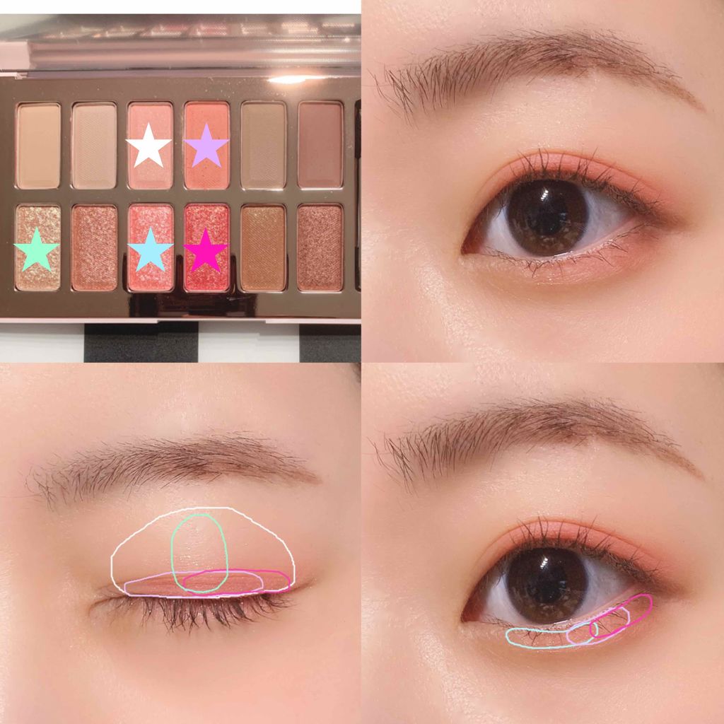 バレンタインボックス3ローズモーメント/VAVI MELLO/アイシャドウパレットを使ったクチコミ(2枚目)