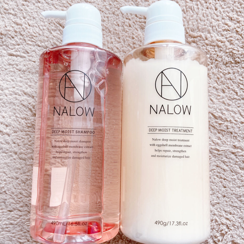ディープモイスト シャンプー／トリートメント/NALOW/市販シャンプーを使ったクチコミ（2枚目）