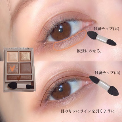 パノラマデザイン アイパレット/Visée/アイシャドウパレットを使ったクチコミ(5枚目)