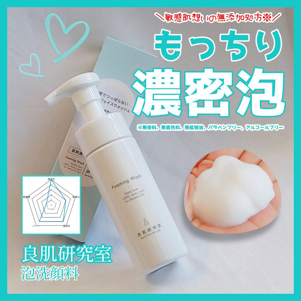 泡洗顔料/良肌研究室/泡洗顔を使ったクチコミ(1枚目)