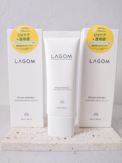 サンジェル プラス SPF50+ PA++++/LAGOM /日焼け止めジェルを使ったクチコミ(1枚目)