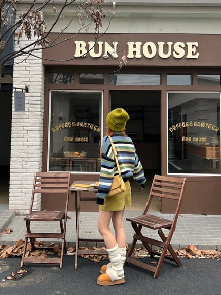 ひとみ on LIPS 「🫒同じ色調のコーディネート🍁秋冬のカラーパレット🎨オリーブグリ..」(4枚目)