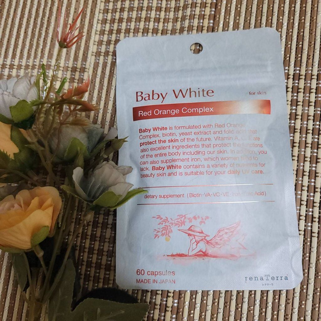 Baby White 60粒/renaTerra/美容サプリメントを使ったクチコミ(3枚目)